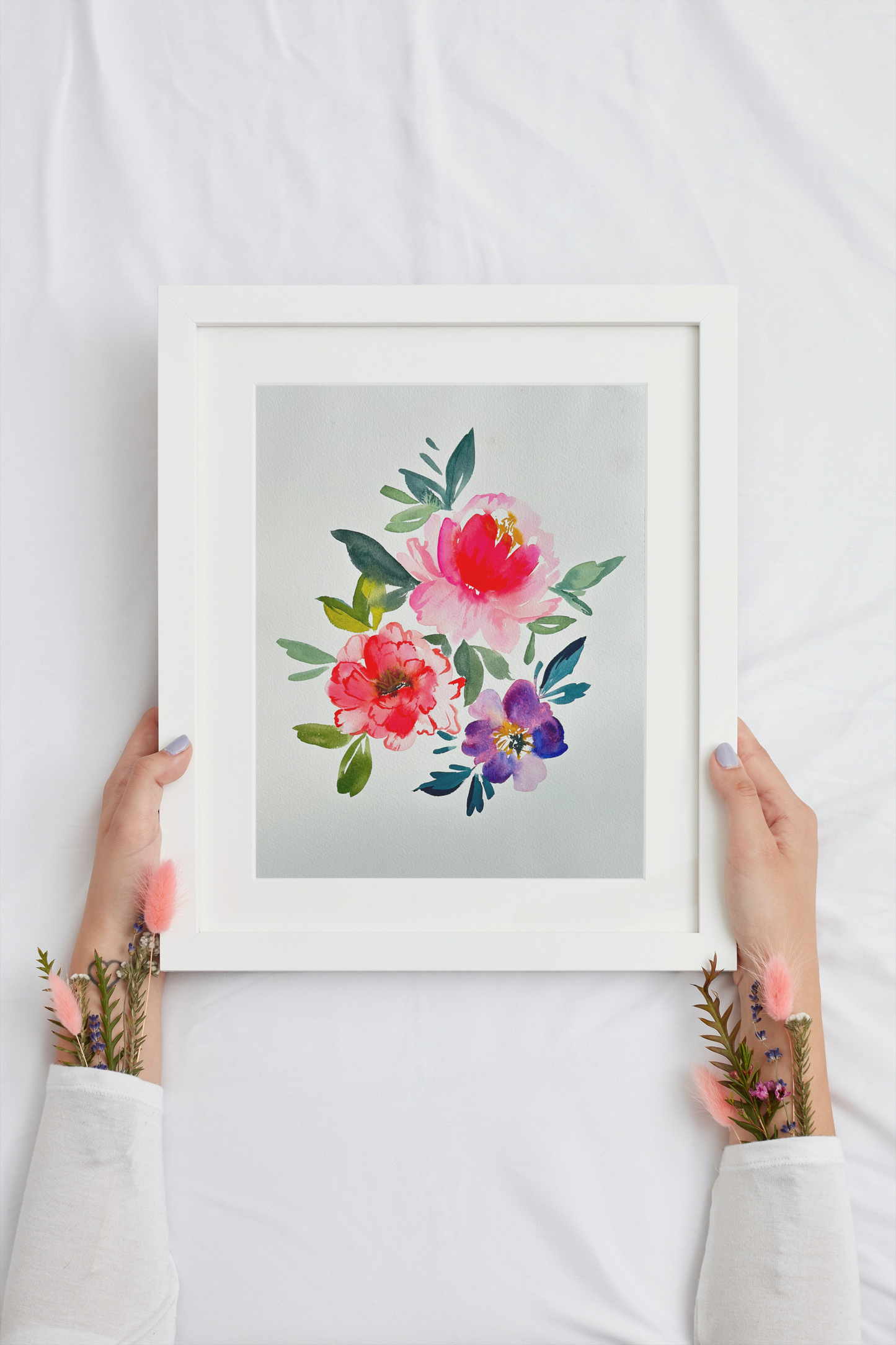 Original Watercolor - Simple Blooms