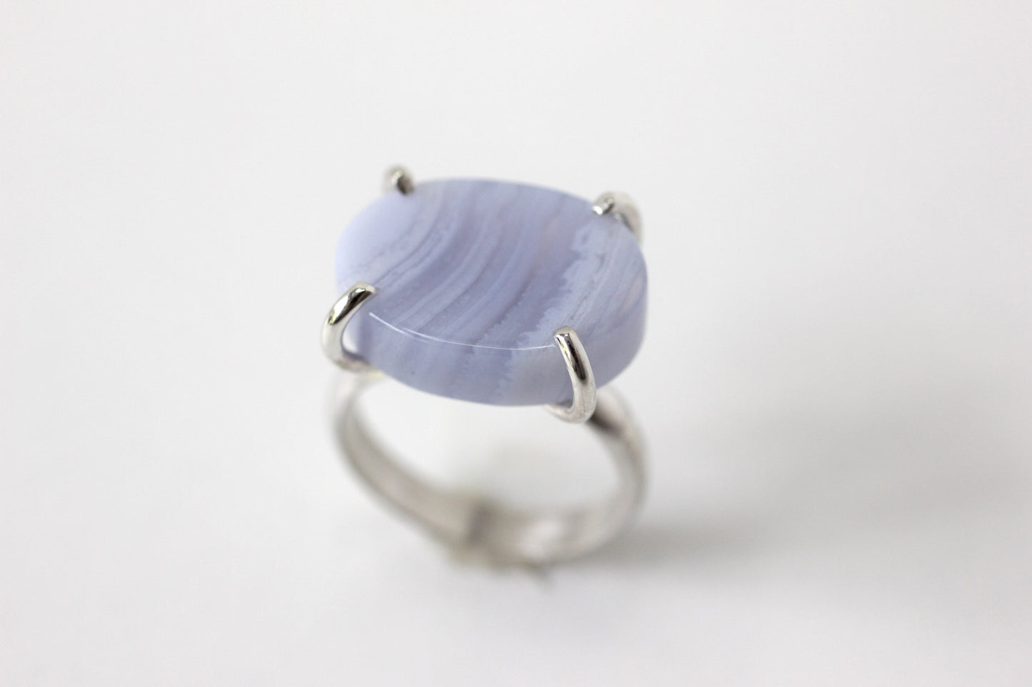 Blue Lace Agate Ring