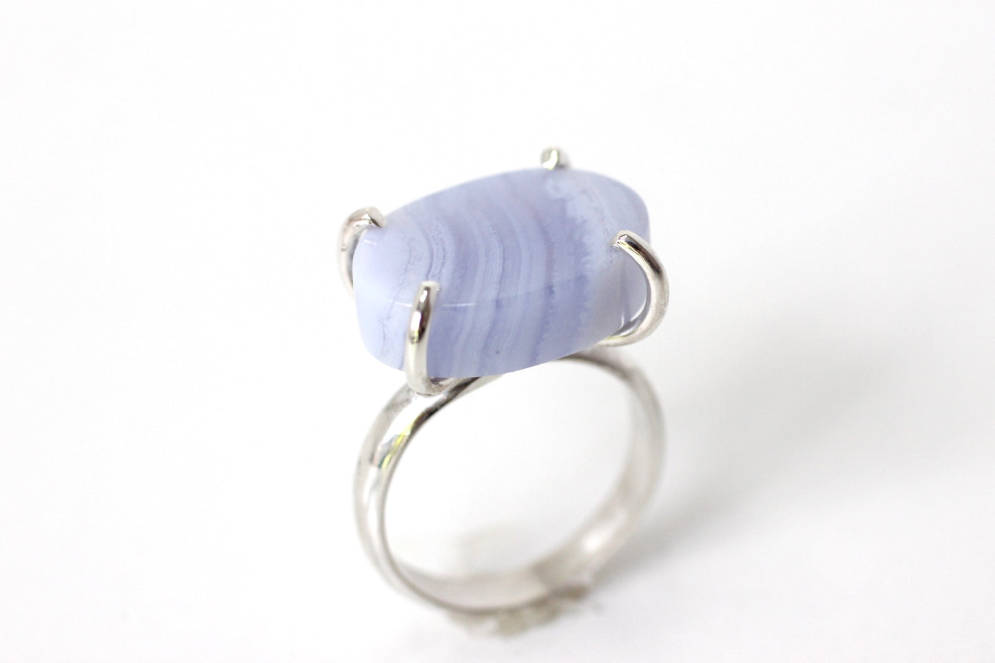 Blue Lace Agate Ring